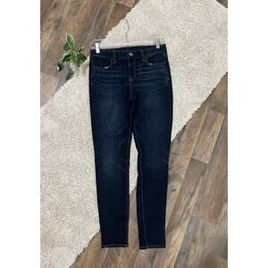 American Eagle Size 4 The Dream Jean Dark Wash High Rise Skinny Jeans